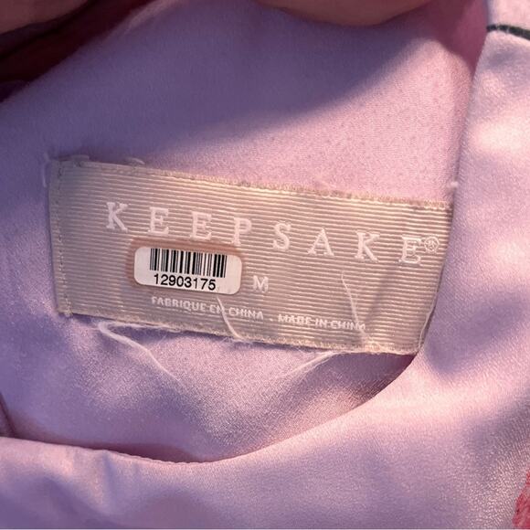 KEEPSAKE The Label Lilac Pretty One Floral Flutter Sleeve Dress Medium - Picture 8 of 10